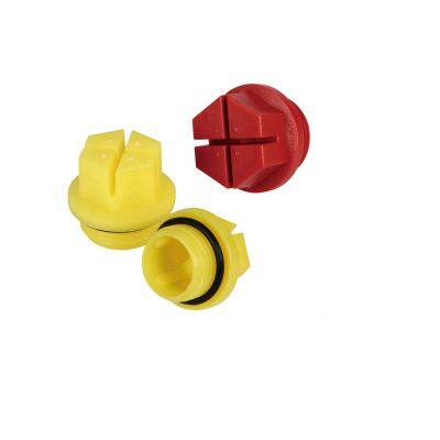 1/4 1/2 BSP Blanking Polypropylene Nylon Threaded Plastic Plug with O-ring