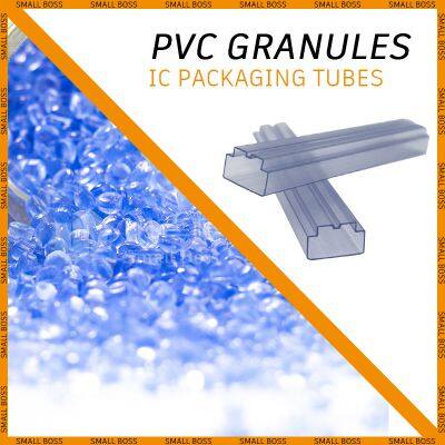 Rigid PVC Transparent Material Plastic Extrusion Profile Compound for Label Strip Supermarket Holder Price Granules photo-4