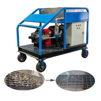 700bar 30kw High Pressure Water Jet Cleaner Grille Paint Remove Aluminum Template Cement Cleaning  Machine