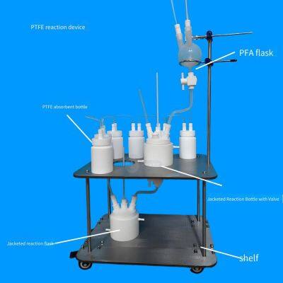 Double-layer Jacketed Reaction Kettle, Double-layer Thickened With Support, Customizable Reaction Device, Acid and Alkali Resistant Flask photo-2