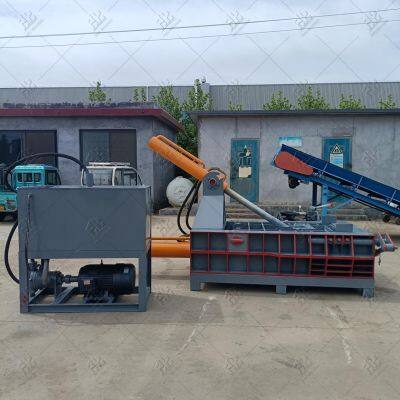 Scrap Metal Baler With Dual Cylinder Design & 10mm Steel Frame Construction