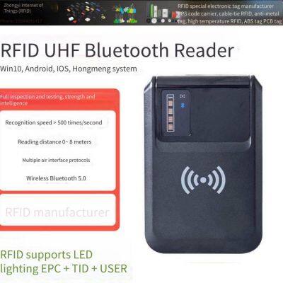 Rfid Bluetooth Mobile Phone Reader in the Form of a Power Bank, Portable Reader With Type-c Interface, Small Uhf Identifier