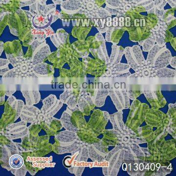 Printed Embroidry Lace Fabric