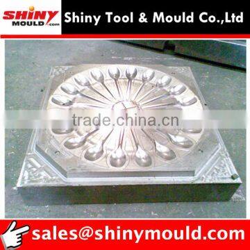 plastic disposable soup spoon mould cutlery mould