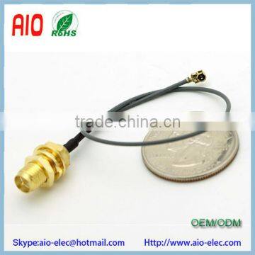 Rf1.13 RP-SMA Female Bulkhead Connector to UFL Female Connector RF Antenna Adapter Cable photo-2