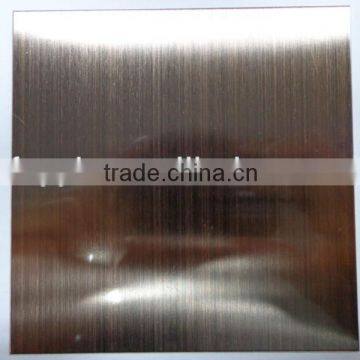 Hairline Bronze Stainless Steel For Door Sheet