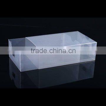 Foldable PP Plastic Clear Shoes Packaging Box