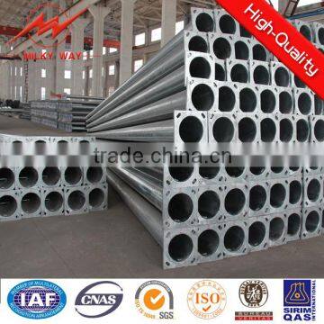 Driveway 8m galvanized light pole production line drawing