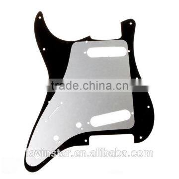 High quality PVC material Black Pickguard for Electric Guitar