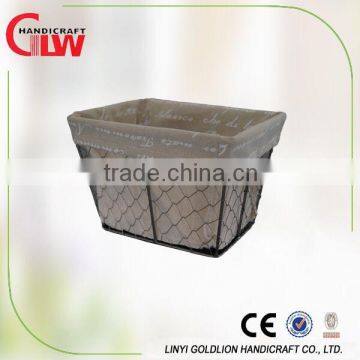 Hot sale factory price storage basket woven wire basket