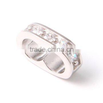Dongguan Custom Jewelry Clasp Manufacturer, Bright Diamond Clasp, High Class 925 Sterling Silver Clasp photo-6