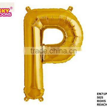 Cheap hot sale 34 inch large gold foil balloon letters for decor                        
                                                                                Supplier's Choice