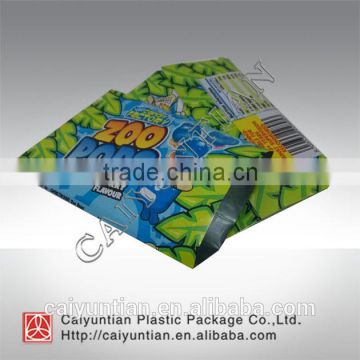 aluminized 3 side seal candy bag