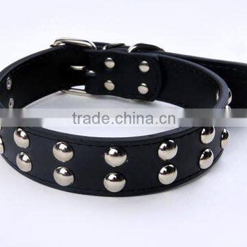 Factory Direct Sale Mushroom Nails Pet Collars Double Row Ornaments Dog Collar