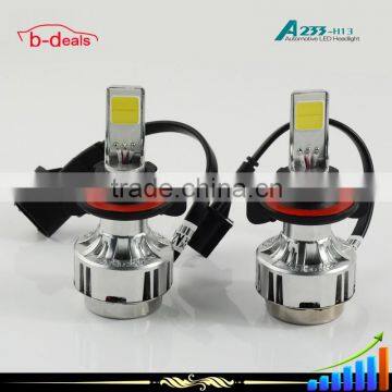 B-deals factory price super bright A233 h13 led headlight bulb h13 cob led chips headlight