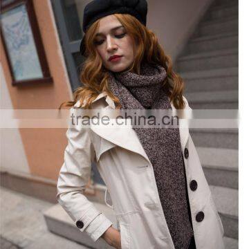 New Design Winter Unisex Women Men Fashion Wool Knitted Scarf photo-3