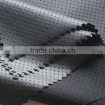 PU punching synthetic leather for winter clothing