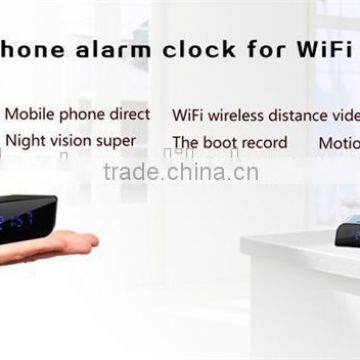 Newest Wifi 1080P Hidden Spy Cam IP Camera Alarm Clock Mini Camcorders HD 160 Deg With Night Vision Black Support 32GB TF Card photo-6