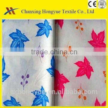 100%polyester dyed pongee fabric printed woven fabric for home textile make to order with high quality