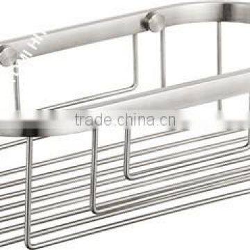 stainless steel oval shape basket shelf / oval shower shelf