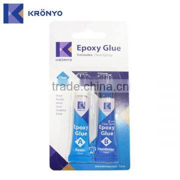 KRONYO super rubber to stainless steel epoxy ab adhesive ab glue
