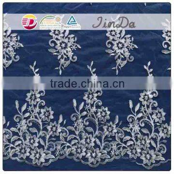 Embroidery lace dubai fabric