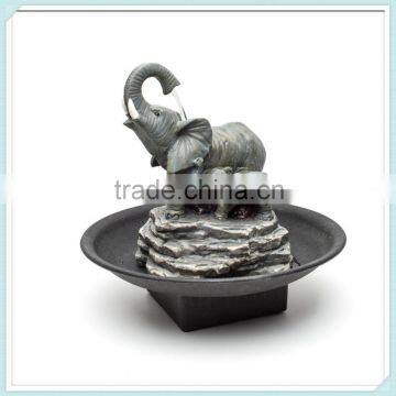 Resin Water Elephant Fountain