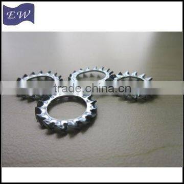 m12 DIN6798A steel star washer (DIN6798A)