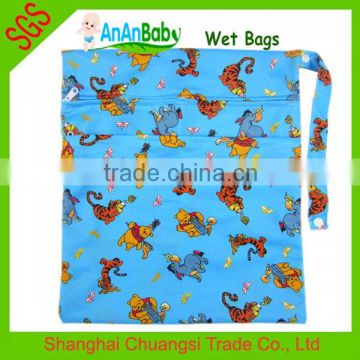 2014 Fashion Reusable Wet Bags / Washable Baby Diaper Bag