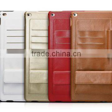 Original Icarer PU Leather Case For iPad Pro Business Design With Card Holder Leather Case For iPad Pro 12.9 MT-5351