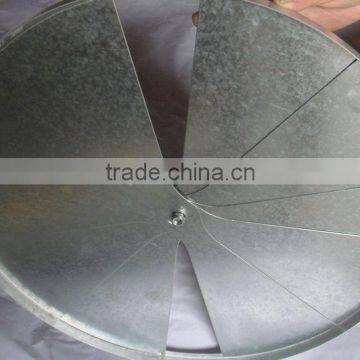 Hvac Adjustable Round Iron Air Vents With Damper photo-2