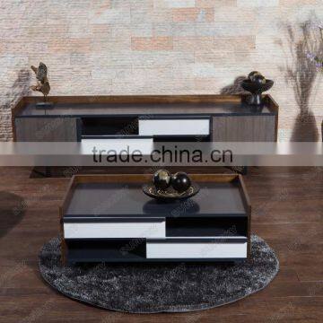 Specail New Mdf Wood tv Cabinet Design Matching Coffee Table for Living Room photo-5
