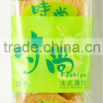 Mi Lao Tou snacks 150g (green apple flavor) French crepes filling biscuit