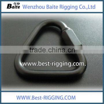 Steel Electric Galvanized delta shaped quick link carabiner rigging hook manufacturer