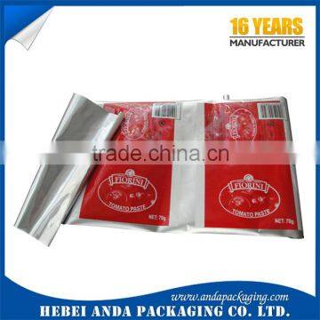 Moisture proof feature food packaging plastic film roll printed cling film