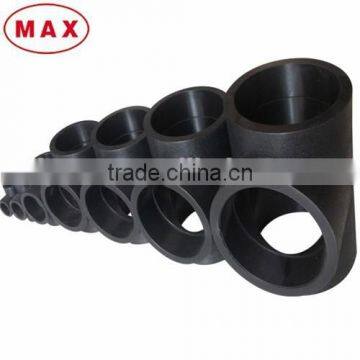 HDPE Pipe fittings butt fusion equal tee ISO4227 Standard