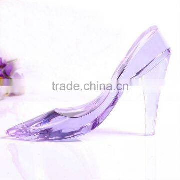 Beautiful crystal shoe