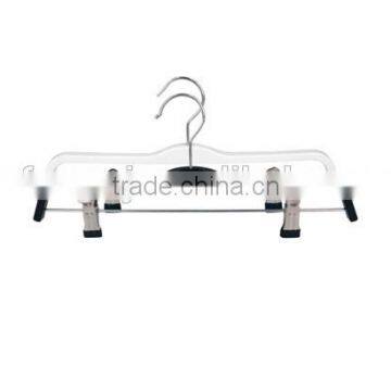 1044A xufeng factory produce the plastic trouser hanger with clips