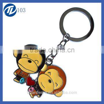 Customized zinc alloy paint marvel keychains