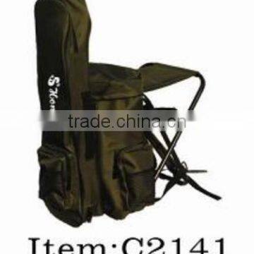 Fishing chair folding chair with cooler bag