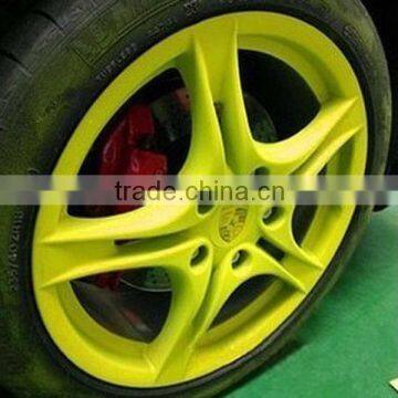 bright green spay rubber paint , peelable