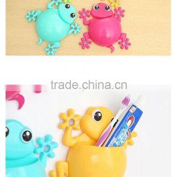J334 House Lizard Powerful Suction Plastic Toothbrush Holder photo-5