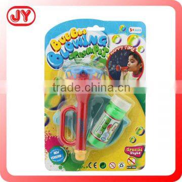 OEM plastic blowing bubbles play set toys