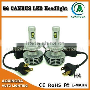 6th Gen H4 CANBUS LED headlight 30000K 4300K 6500K 8000K 100000K g7 led headlight g8 led headlight