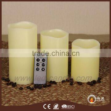 real wax flameless candles