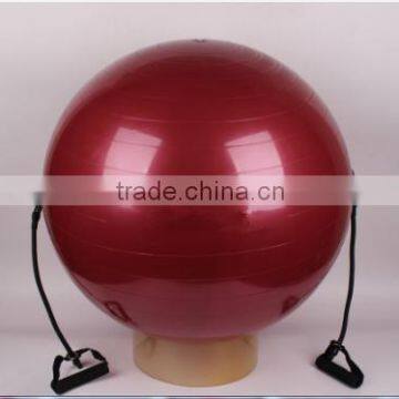 exercise ball with elastic bands anti-burs yoga ball