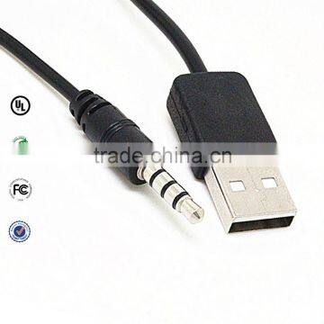 Widely use 3.5mm male jack to usb converter