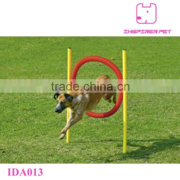 Pet Dog Agility Tire Jump Hoop Leap Plastic Tube