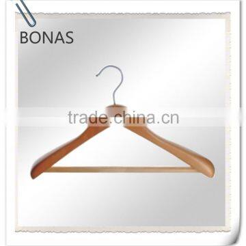 High quality wooden display hanger, hotel clothes hanger