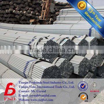 bs 1387 galvanized scaffolding thick walled steel tubes